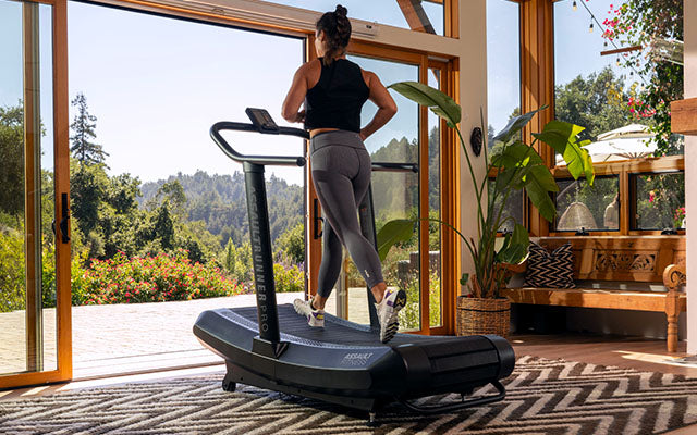 Thick yoga mat for comfortable home exercise
