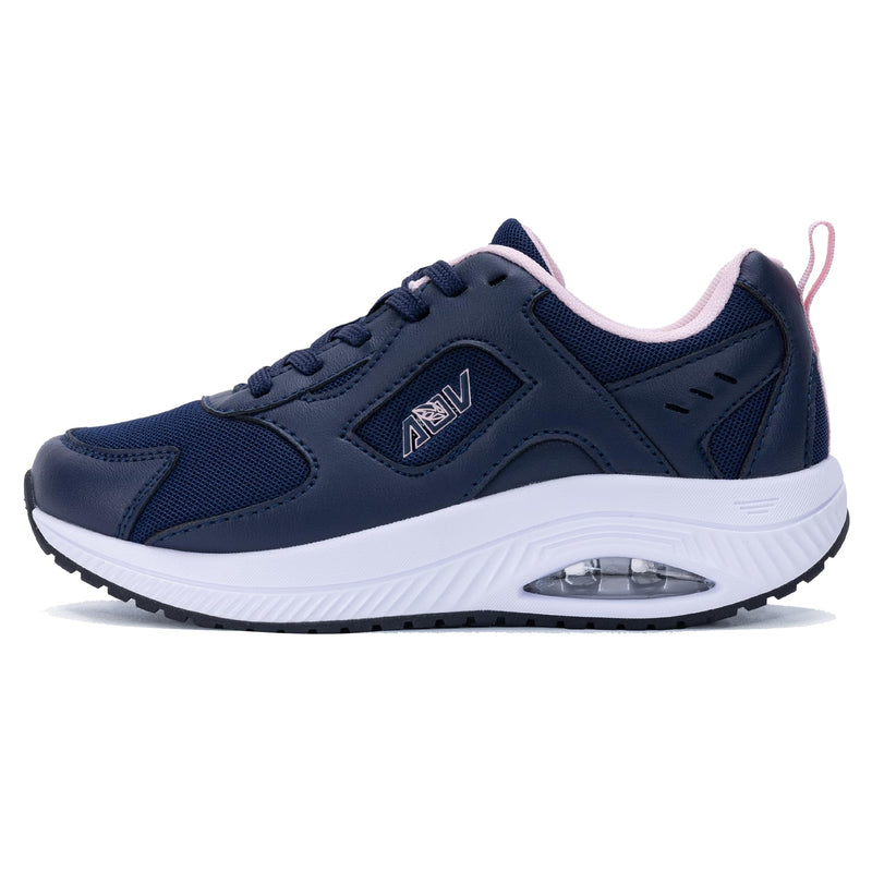 BiNHam Womens Walking Shoes with Arch Support Plantar Fasciitis Air Tennis Sneakers for Gym Workout BlueRose 10.5