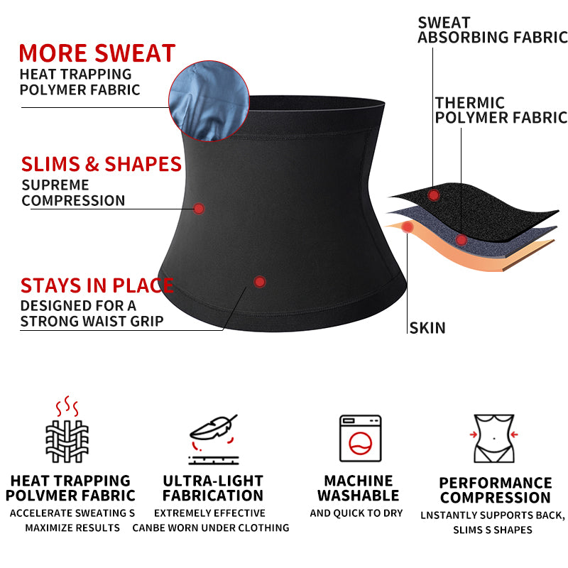 Men's Waist Trainer Slimming Belt