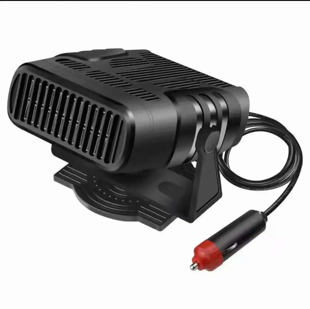 Portable 120W 12V Car Heater Fan Fast Heating Windshield Defrost Defog 360° Adjustable Swivel Base Winter Heating Accessory ZenStride