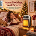 Home Electric Heater, Portable Winter Heater, Wall Plug-in Space Heater with Remote, Quick Heating Mini Heater for Office ZenStride
