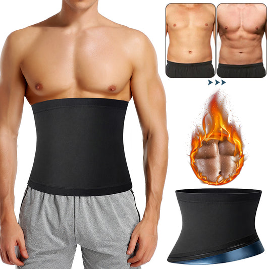 Men's waist trainer with adjustable compression belt